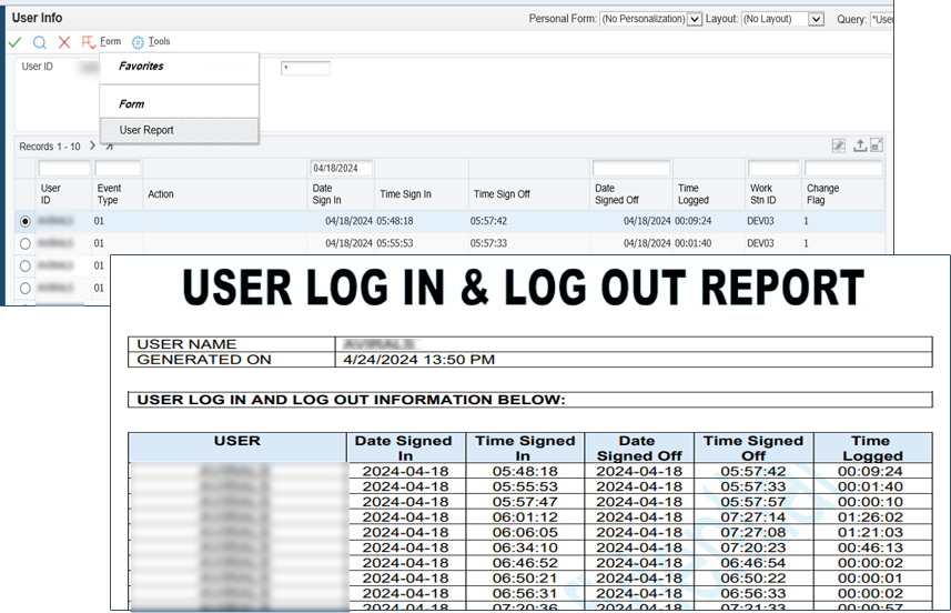 ennAccess JDE Tool